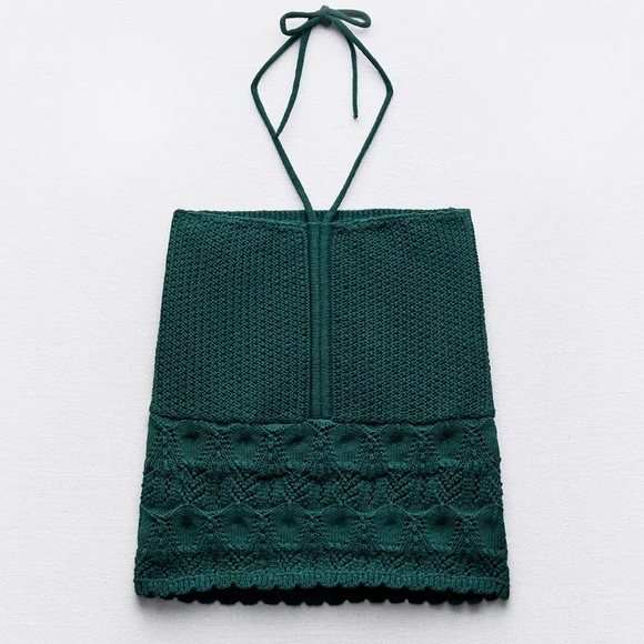 Zara Knit Halter Top (skirt in separate listing)- never worn! - Picture 2 of 3